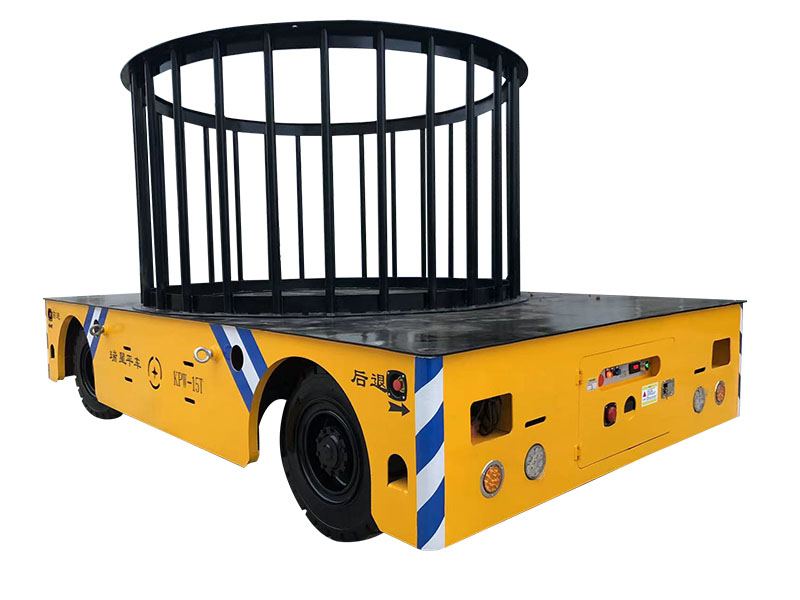 輪胎式無(wú)軌電動(dòng)平車